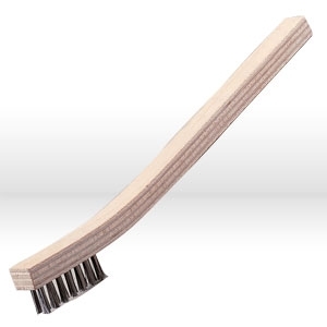 JWW84190 3X7 S/S WIRE BRUSH W/ WOODEN HANDLE