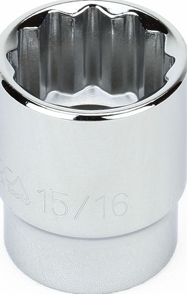 BBPS23230 1/2" Drive SAE Socket 15/16" - 1/2" Dr. 12 Pt. SAE Socket Standard