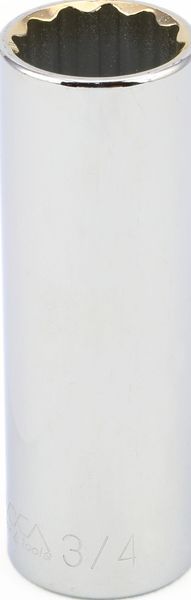 BBPS23324 1/2" Drive SAE Socket 3/4" - 1/2" Dr. 12 Pt. SAE Deep Socket Deep