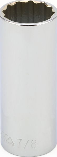 BBPS23328 1/2" Drive SAE Socket 7/8" - 1/2" Dr. 12 Pt. SAE Deep Socket Deep