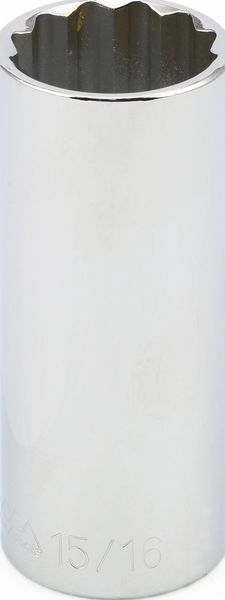 BBPS23330 1/2" Drive SAE Socket 15/16" - 1/2" Dr. 12 Pt. SAE Deep Socket Deep