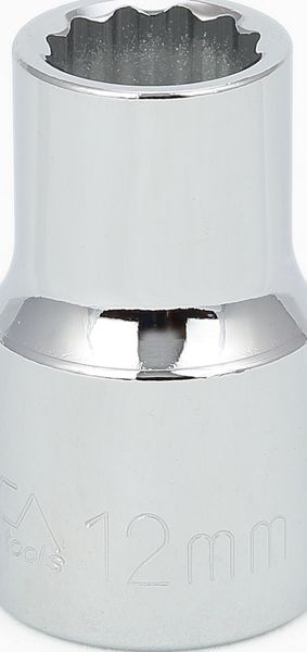 BBPS24212 1/2" Drive Metric Socket 12MM - 1/2" Dr. 12 Pt. Metric Socket Standard