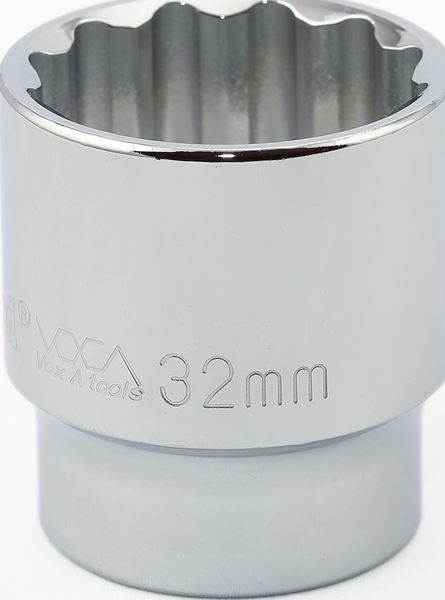 BBPS24232 1/2" Drive Metric Socket 32MM - 1/2" Dr. 12 Pt. Metric Socket Standard