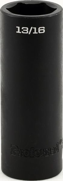 BBPS32126 Impact 1/2" Drive SAE Socket 13/16" - 1/2" Dr. 6 Pt. SAE Deep Impact Socket Deep Impact