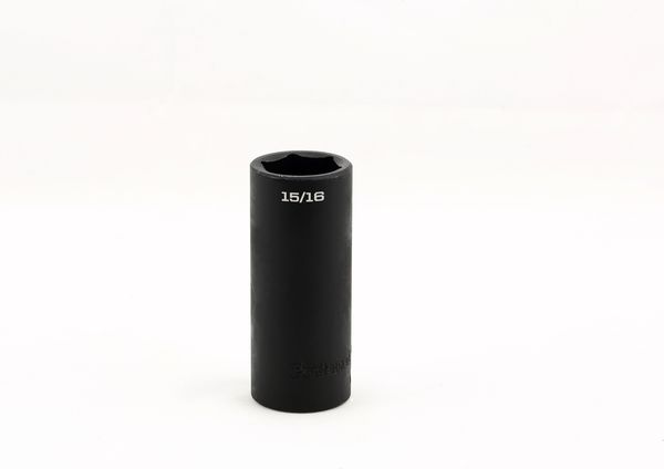 BBPS32130 Impact 1/2" Drive SAE Socket 15/16" - 1/2" Dr. 6 Pt. SAE Deep Impact Socket Deep Impact