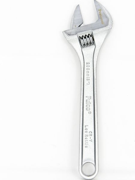 BBPT05053 Proferred Standard Adjustable Wrench, Chrome Finish 8" Length Chrome Finish