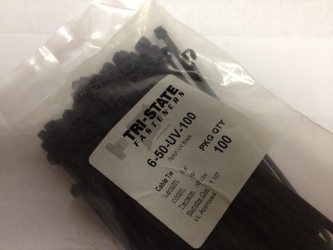 WIRETIE288BXHD 18" 175 LB EXTRA HVY DUTY WIRE TIE BLACK