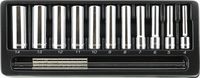 BBPS05101 1/4" Drive Standard Metric Socket Set 11 Piece 1/4" Drive Metric 6 Point Deep Socket Set Deep