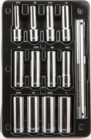 BBPS08301 Proferred 1/2" Drive Standard SAE Socket Set 12 Piece 1/2" Drive SAE 12 Point Deep Socket Set Deep