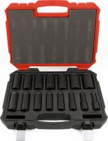 BBPS11101 1/2" Drive Impact SAE Socket Set 15 Piece 1/2" Drive SAE 6 Point Deep Impact Socket Set Deep Impact