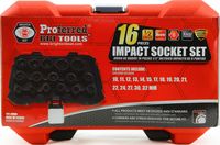 1/2&quot; Drive Impact Metric Socket Set 16 Piece 1/2&quot; Drive Metric 6 Point Impact Socket Set Impact