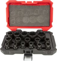 BBPS12001 1/2" Drive Impact Metric Socket Set 16 Piece 1/2" Drive Metric 6 Point Impact Socket Set Impact