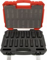 BBPS12101 1/2" Drive Impact Metric Socket Set 15 Piece -6 Point Deep Impact