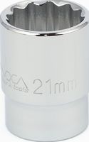 1/2&quot; Drive Metric Socket 21MM - 1/2&quot; Dr. 12 Pt. Metric Socket Standard