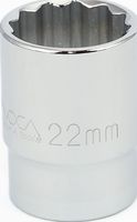 1/2&quot; Drive Metric Socket 22MM - 1/2&quot; Dr. 12 Pt. Metric Socket Standard