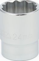 1/2&quot; Drive Metric Socket 24MM - 1/2&quot; Dr. 12 Pt. Metric Socket Standard