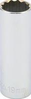 1/2&quot; Drive Metric Socket 19MM - 1/2&quot; Dr. 12 Pt. Metric Deep Socket Deep