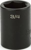 Impact 1/2&quot; Drive SAE Socket 3/4&quot; - 1/2&quot; Dr. 6 Pt. SAE Impact Socket Impact
