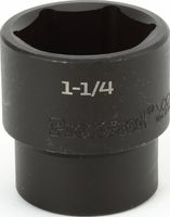 Impact 1/2&quot; Drive SAE Socket 1-1/4&quot; - 1/2&quot; Dr. 6 Pt. SAE Impact Socket Impact