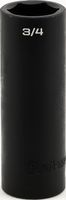 Impact 1/2&quot; Drive SAE Socket 3/4&quot; - 1/2&quot; Dr. 6 Pt. SAE Deep Impact Socket Deep Impact