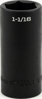 Impact 1/2&quot; Drive SAE Socket 1-1/16&quot; - 1/2&quot; Dr. 6 Pt. SAE Deep Impact Socket Deep Impact
