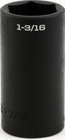 Impact 1/2&quot; Drive SAE Socket 1-3/16&quot; - 1/2&quot; Dr. 6 Pt. SAE Deep Impact Socket Deep Impact