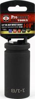 Impact 3/4&quot; Drive SAE Socket 1-1/8&quot; - 3/4&quot;&quot; Dr. 6 Pt. SAE Deep Impact Socket Deep Impact
