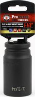 Impact 3/4&quot; Drive SAE Socket 1-1/4&quot; - 3/4&quot;&quot; Dr. 6 Pt. SAE Deep Impact Socket Deep Impact