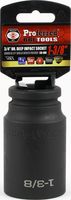 Impact 3/4&quot; Drive SAE Socket 1-3/8&quot; - 3/4&quot; Dr. 6 Pt. SAE Deep Impact Socket Deep Impact
