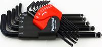 PROFERRED LONG ARM BALL POINT HEX KEY SET, BLACK FINISH