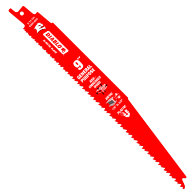 DIABLODS0914BGP5 9" 8/14 TPI BI-METAL RECIP BLADE (5 PACK)