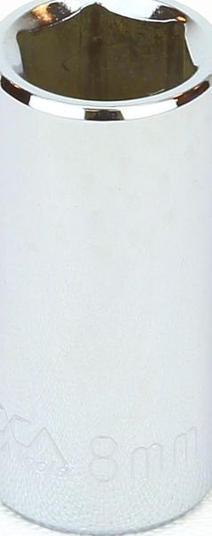 BBPS16008 1/4" Drive Metric Socket 8MM - 1/4" Dr. 6 Pt. Metric Socket Standard