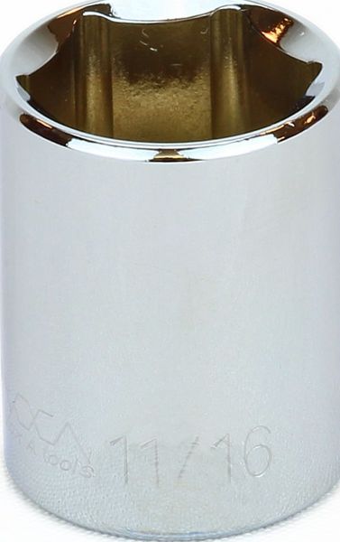 BBPS19022 3/8" Drive SAE Socket 11/16" - 3/8" Dr. 6 Pt.SAE Socket Standard