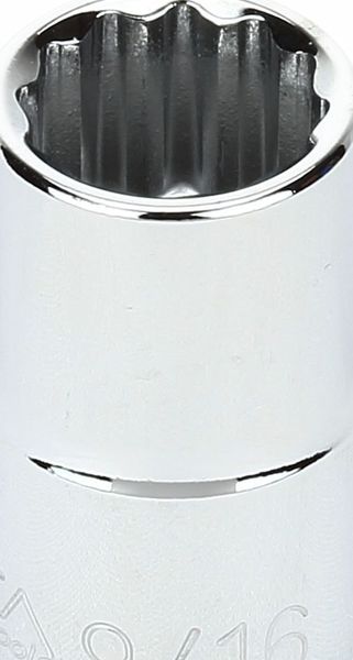 BBPS23218 1/2" Drive SAE Socket 9/16" - 1/2" Dr. 12 Pt. SAE Socket Standard