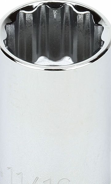 BBPS23222 1/2" Drive SAE Socket 11/16" - 1/2" Dr. 12 Pt. SAE Socket Standard
