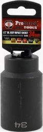 BBPS33134 Impact 1/2" Drive Metric Socket 34MM - 1/2" Dr. 6 Pt. Metric Deep Impact Socket Deep Impact