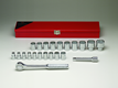 BBPS50004 USA Socket Master Set WRT 22 Piece 1/2" Dr. Socket Set (Metric 12Pt) 1/2" Drive