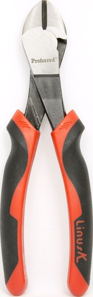 BBPT18002 Proferred High Leverage Heavy Duty Diagonal Pliers, TPR Grip 7" Length