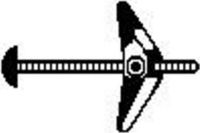 #6-32X4 ROUND SLOT TOGGLE BOLT ZINC
